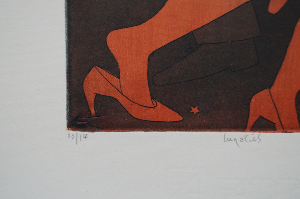 Mark Visione - gesigneerde ets - lunatics - oplage 14 stuks kopen? Bied vanaf 1!