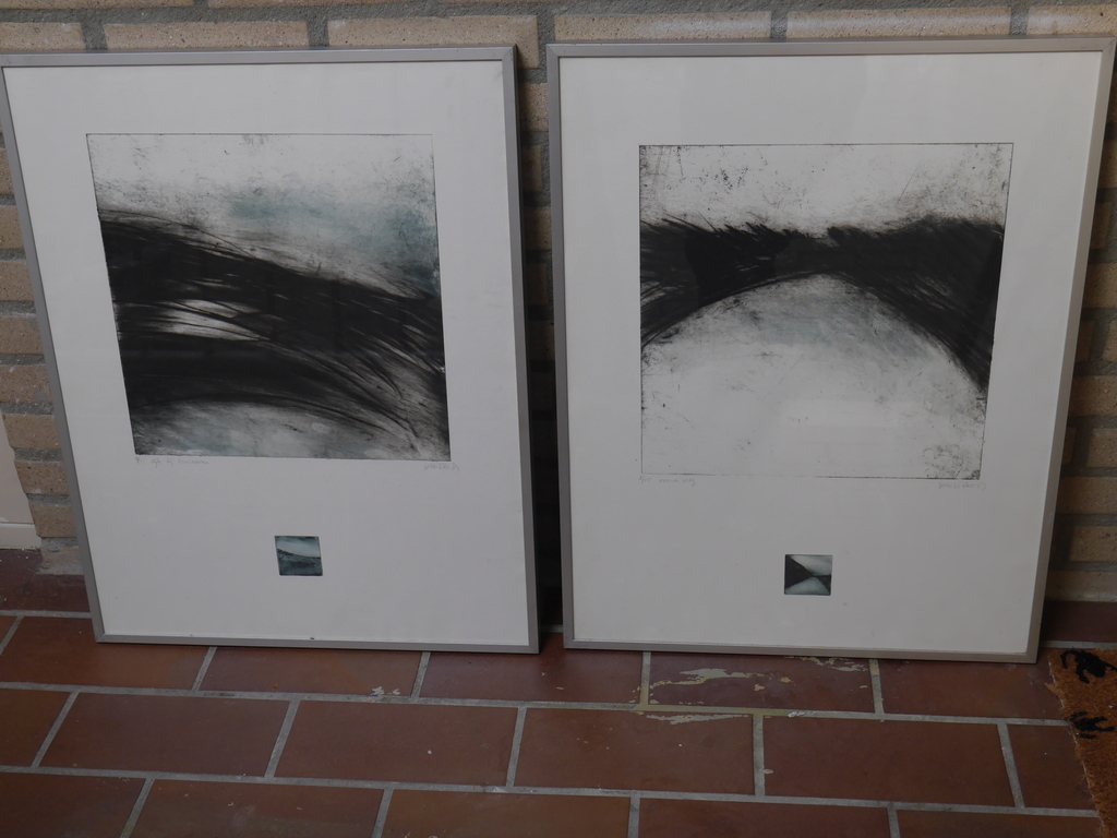 Maaike Alma-Etsen- ingelijst-over de weg- dijk bij eemshaven kopen? Bied vanaf 75!