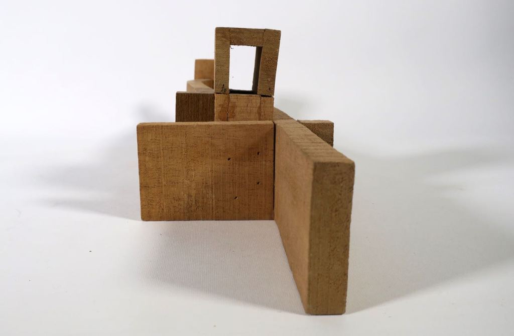 Pjotr Muller: Hout, Architectuurstudie 3 kopen? Bied vanaf 70!