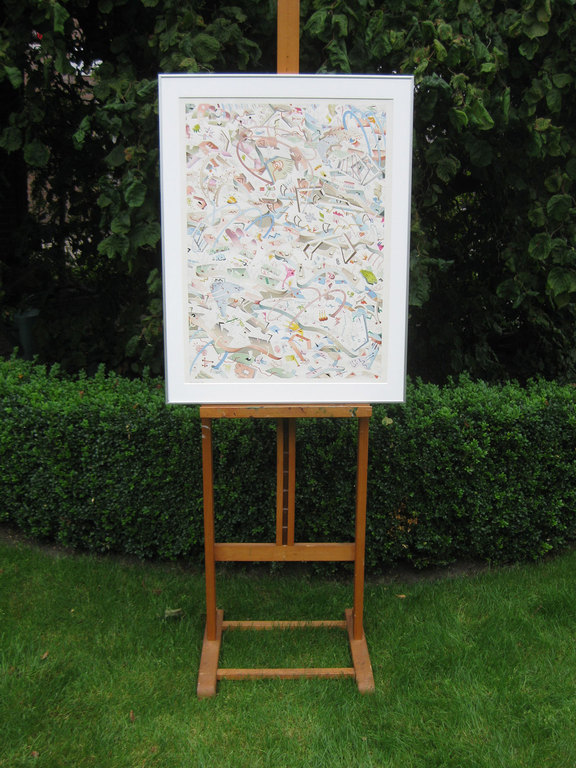 Pim Leefsma: Aquarel, Zonder titel 1982 kopen? Bied vanaf 225!
