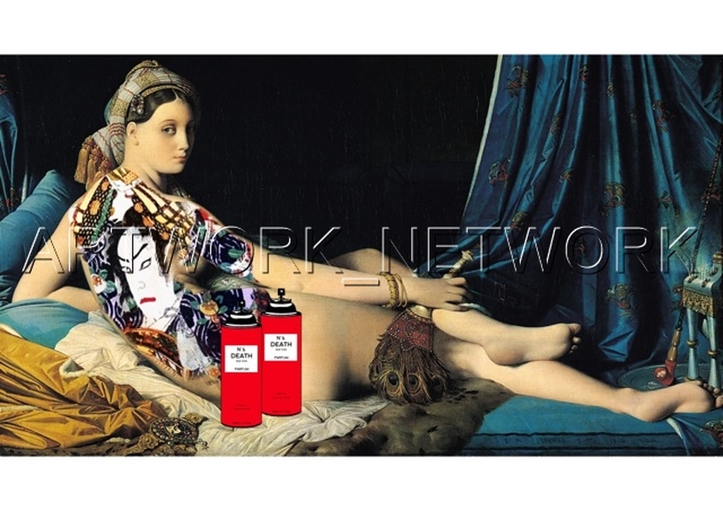 Large Print Painting "Unusual Tatoo" Signed Numbered A/P or 1 to 100 with COA kopen? Bied vanaf 1!