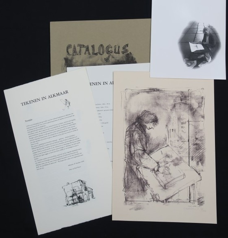 Dirkje Kuik: Litho + Foto in een lithografisch bedrukte kaft, Tekenen in Alkmaar kopen? Bied vanaf 80!