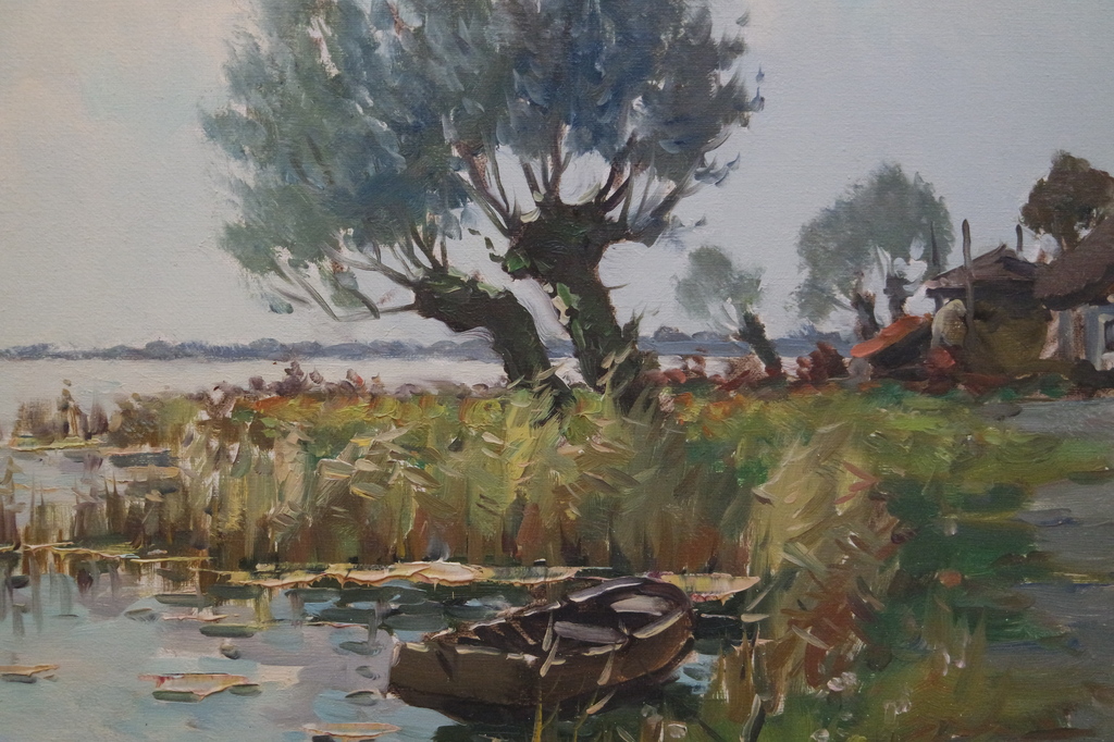 Arnout van GILST (1898 -1981) - olieverf op doek - waterrijk landschap kopen? Bied vanaf 195!