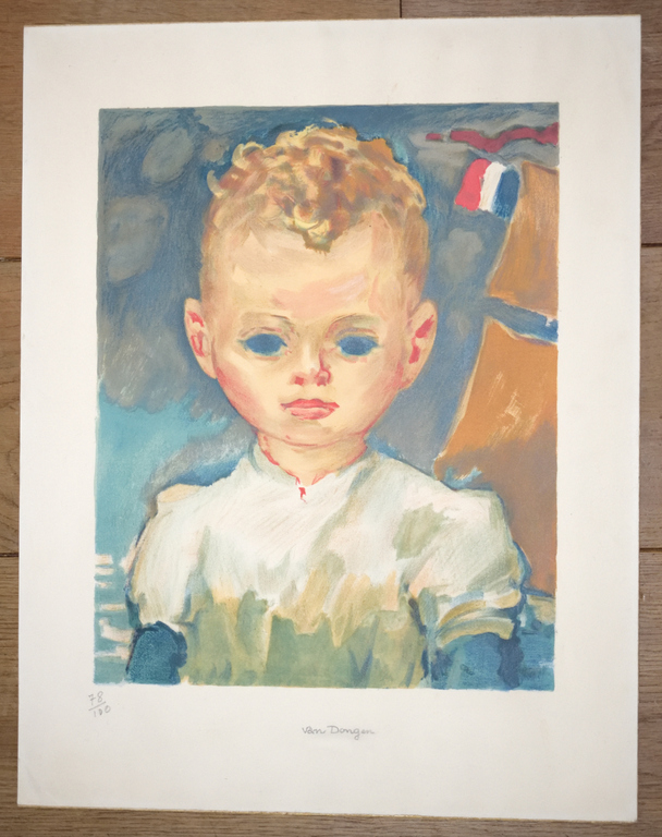 Kees van Dongen - Kleurenlitho - Jean-Marie in de Haven - JL 22 verkocht voor € 1100!