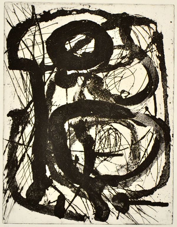 Ernst Vijlbrief: Ets. Abstracte compositie kopen? Bied vanaf 1!