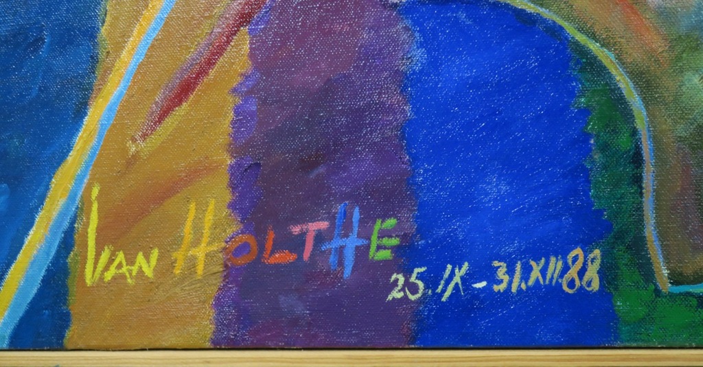 Jan van Holthe: Olieverf op doek, Atelier IV - Ingelijst (Groot) kopen? Bied vanaf 200!