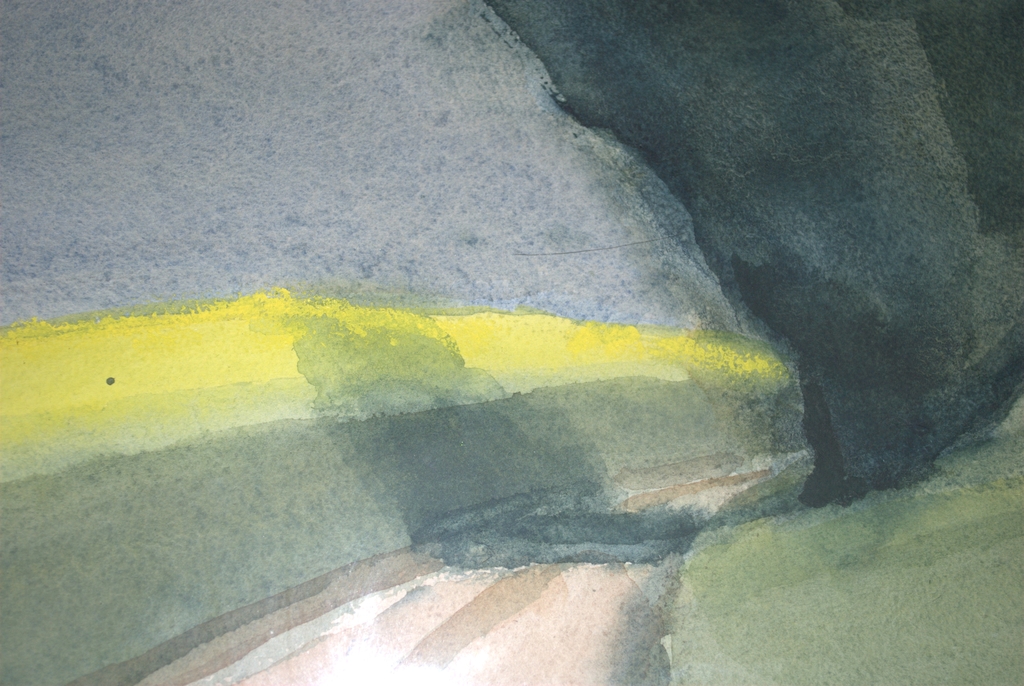 Noordfrans landschap met boom - aquarel - gesigneerd en mooi ingelijst kopen? Bied vanaf 39!