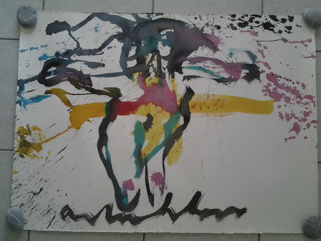 Zeer groot werk Anton Heyboer   kopen? Bied vanaf 125!