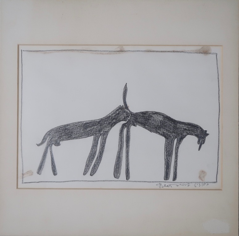 Bart Drost: Potloodtekening, Poezen kopen? Bied vanaf 1!