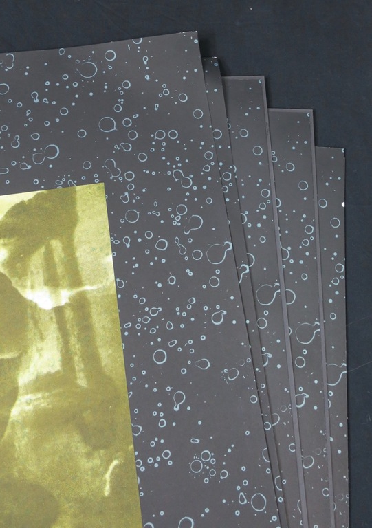 Lot met 5 zeefdrukken van Titus Nolte: Zonder titel (groen) kopen? Bied vanaf 1!