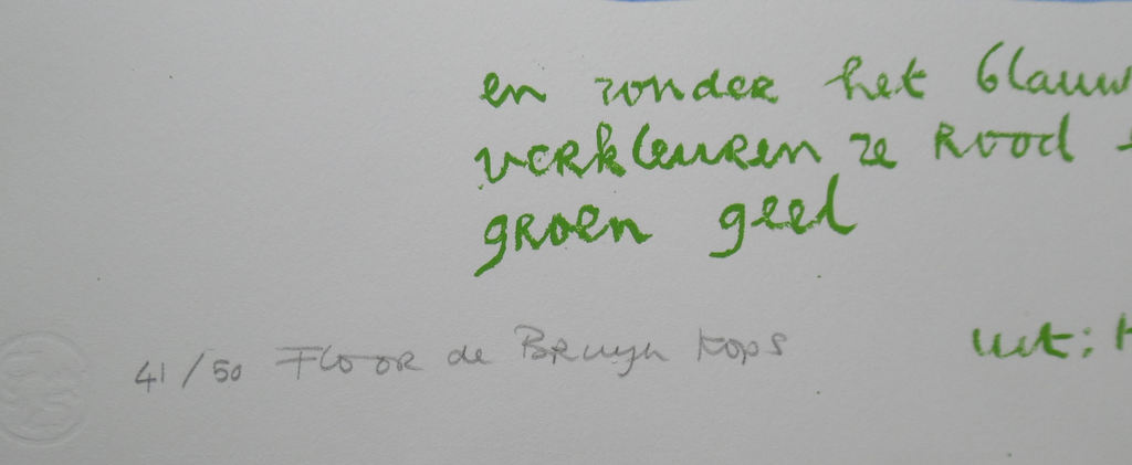 Zeefdruk van Floor de Bruyn Kops - Hollandse Haring kopen? Bied vanaf 10!