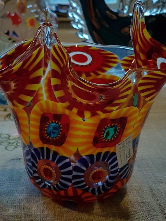 Murano vaas-fazzoletto pezzato Eli Vetri Arte di Formentello-Isola di Murano  kopen? Bied vanaf 110!