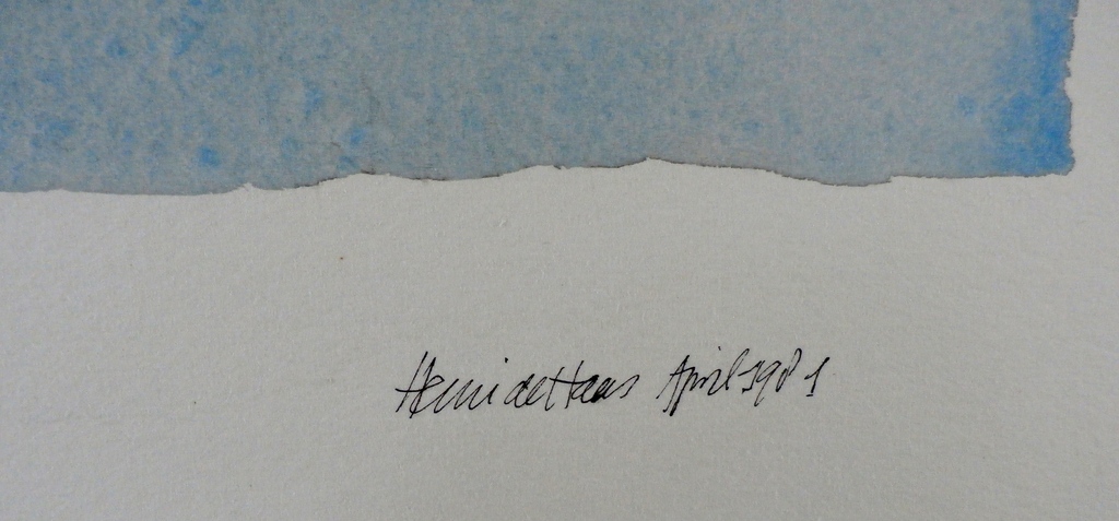 Henri de Haas - aquarel: Het gericht - 1981 kopen? Bied vanaf 65!