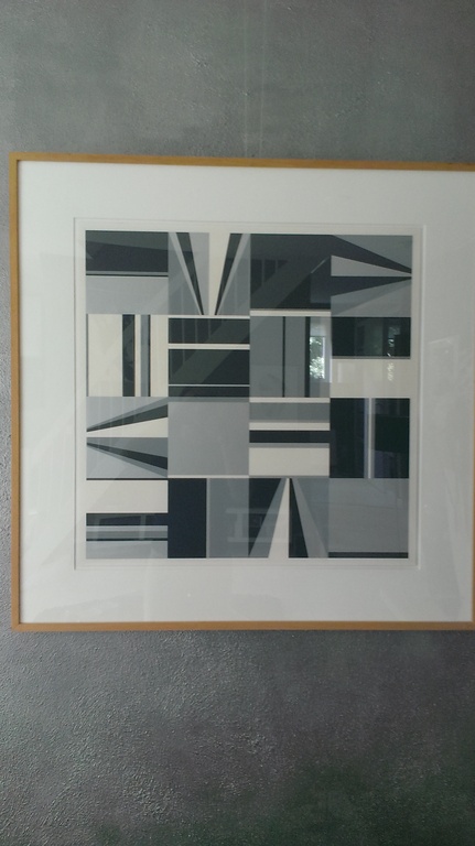 Christa van Santen: grote zeefdruk 92 x 92 cm verkocht voor € 125!