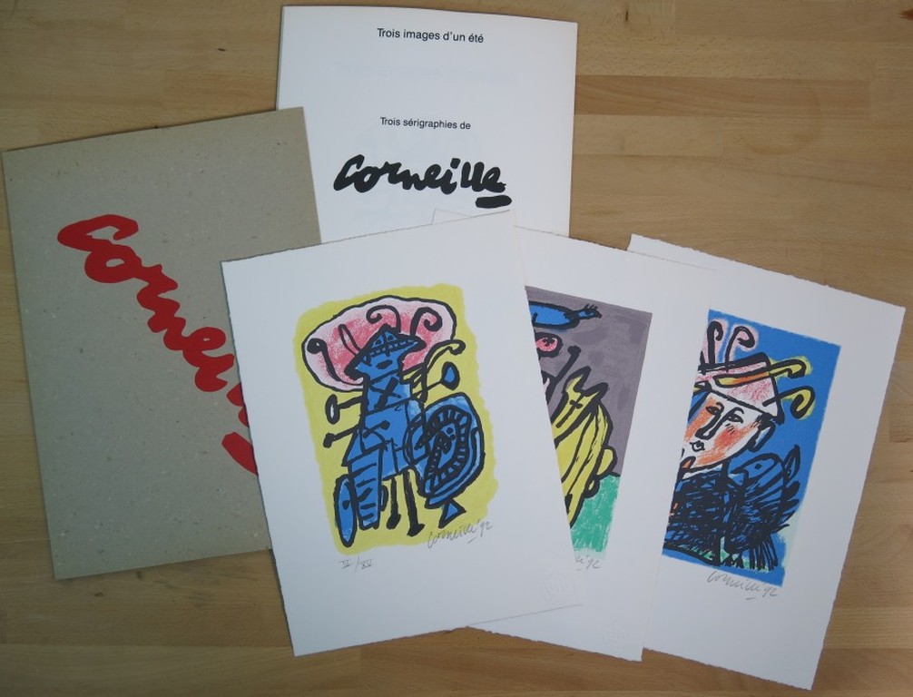 Corneille: Portfolio met 3 zeefdrukken, Trois images d'un ete kopen? Bied vanaf 220!