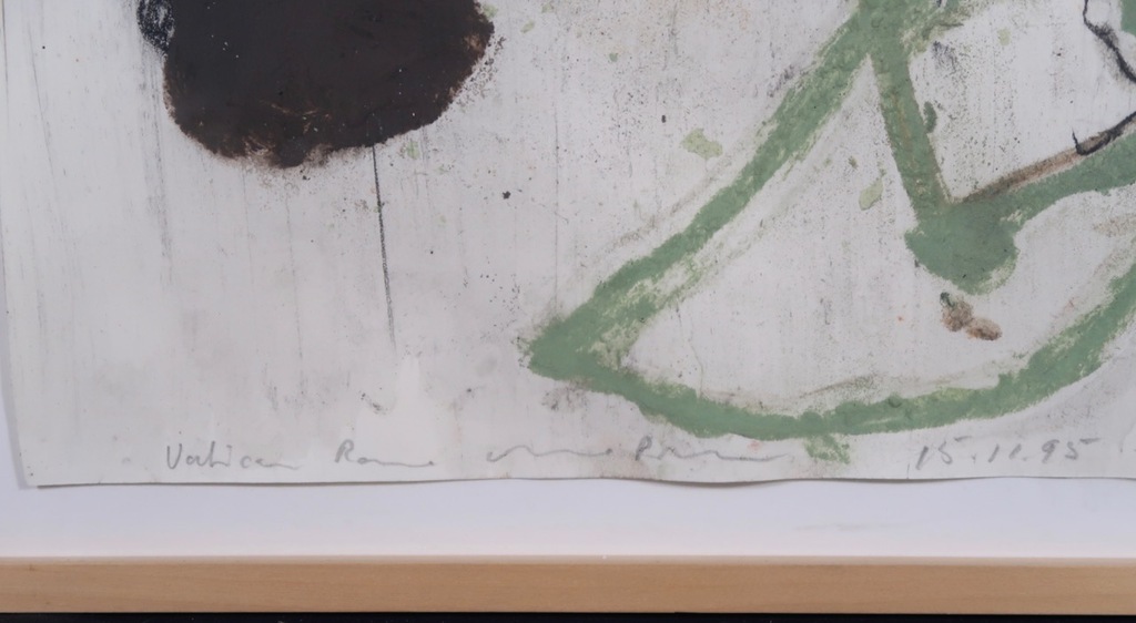 Uwe Poth: Gemengde techniek, Vatican Roma XXV - Ingelijst kopen? Bied vanaf 60!