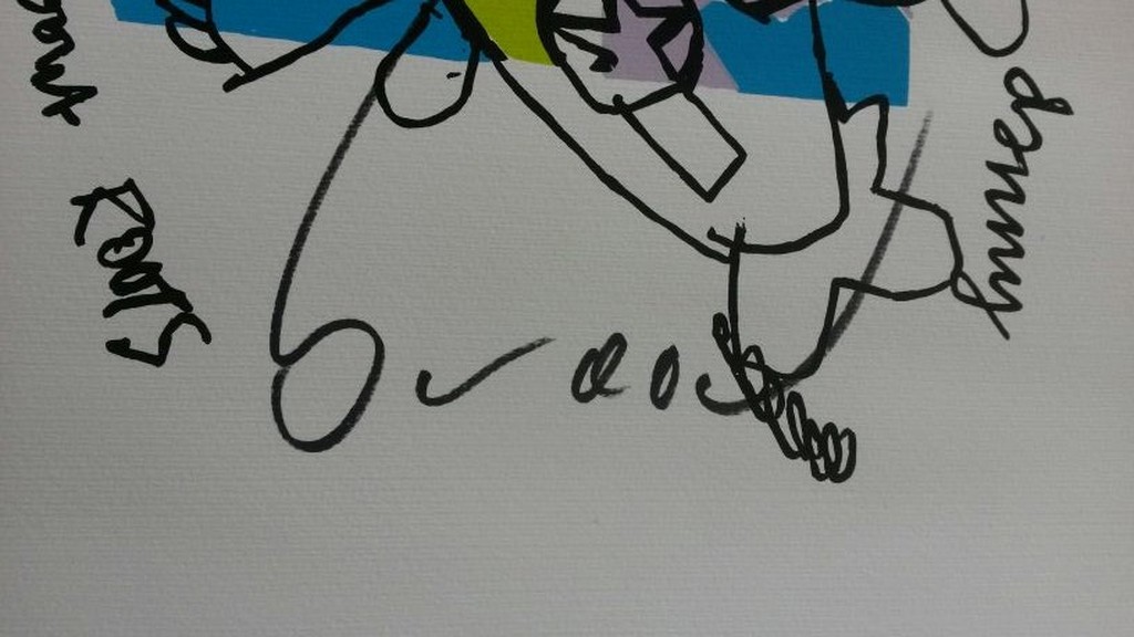 Zeefdruk van Herman Brood - Biggles kopen? Bied vanaf 1!