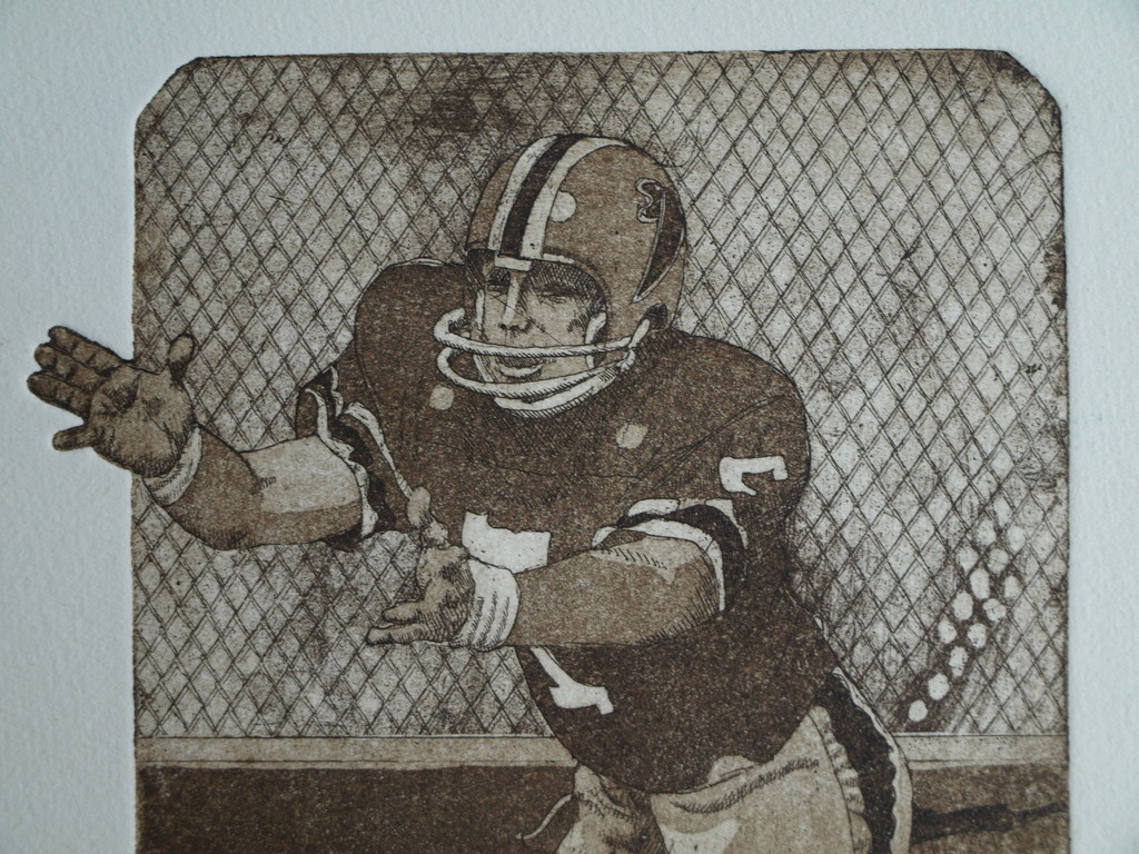 Leentje Linders : Ets en aquatint , Catch that Ball – 1977 kopen? Bied vanaf 25!