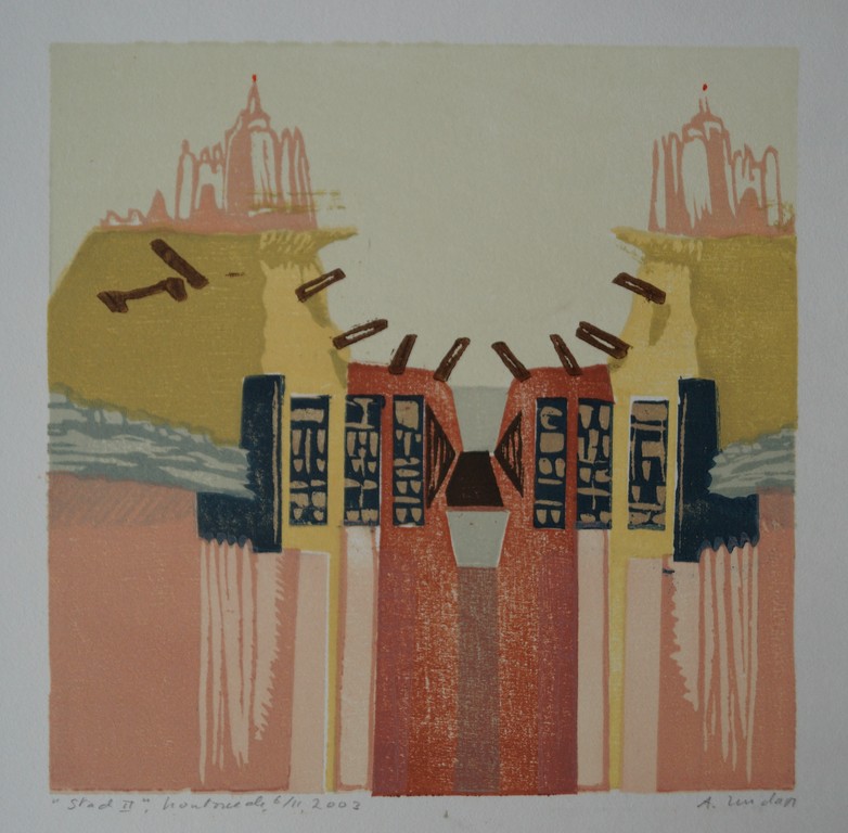 Sasha Zuidam - gesigneerde houtsnede -  kopen? Bied vanaf 1!