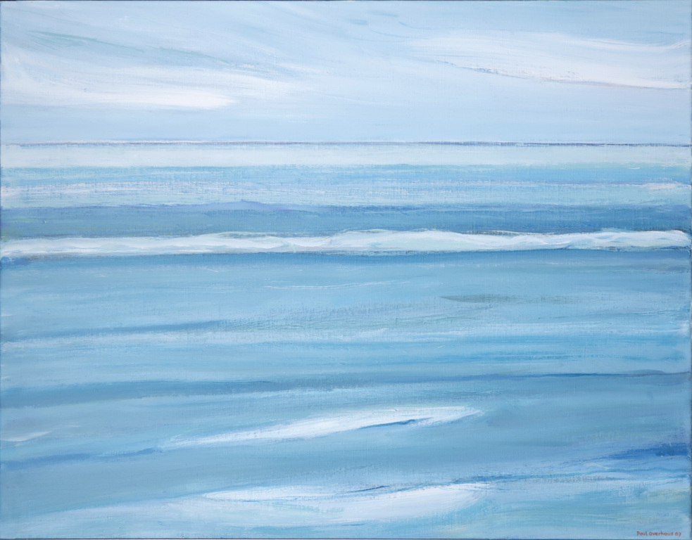 Paul Overhaus: Olieverf op doek, Zeezicht - Ingelijst kopen? Bied vanaf 150!