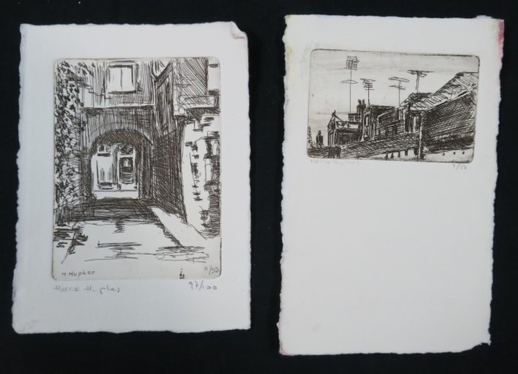 Herrie Hupkes: 2x Ets, Architectuur kopen? Bied vanaf 1!