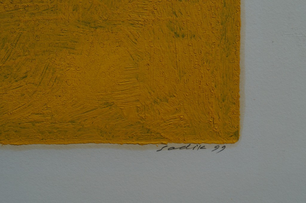 Sadik Kwaish Alfaji - gesigneerde zeefdruk - 1999 kopen? Bied vanaf 10!