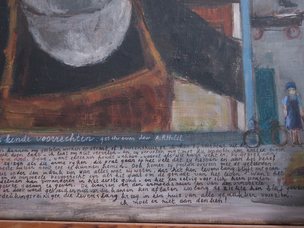 Marjan de Glopper: Olieverf op doek, Drie miskende voorrechten - Ingelijst  kopen? Bied vanaf 180!