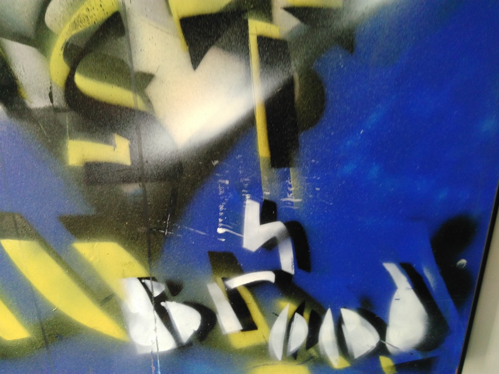 Herman Brood schilderij - RUR - 105 x 100 cm + HBM certificaat  kopen? Bied vanaf 2900!