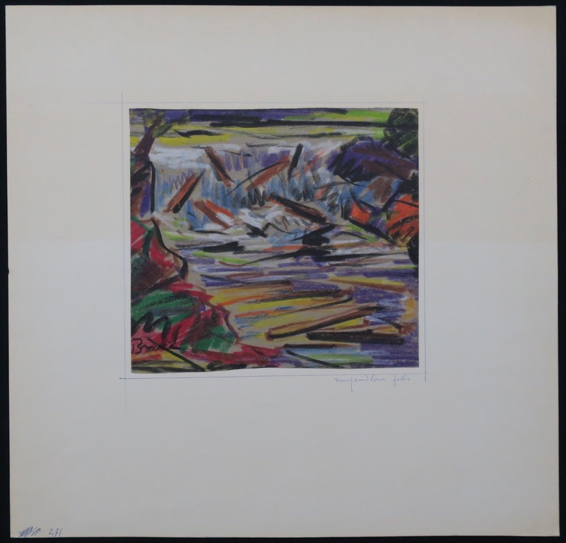 Peter van den Braken: Krijt op papier, Newfoundland Falls kopen? Bied vanaf 1!