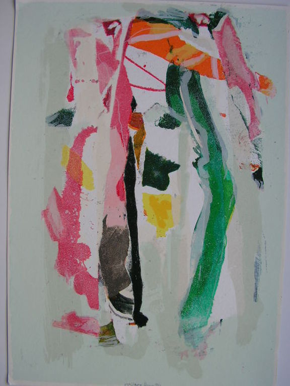 Hans Meyer Petersen - zeefdruk - Abstracte compositie kopen? Bied vanaf 50!