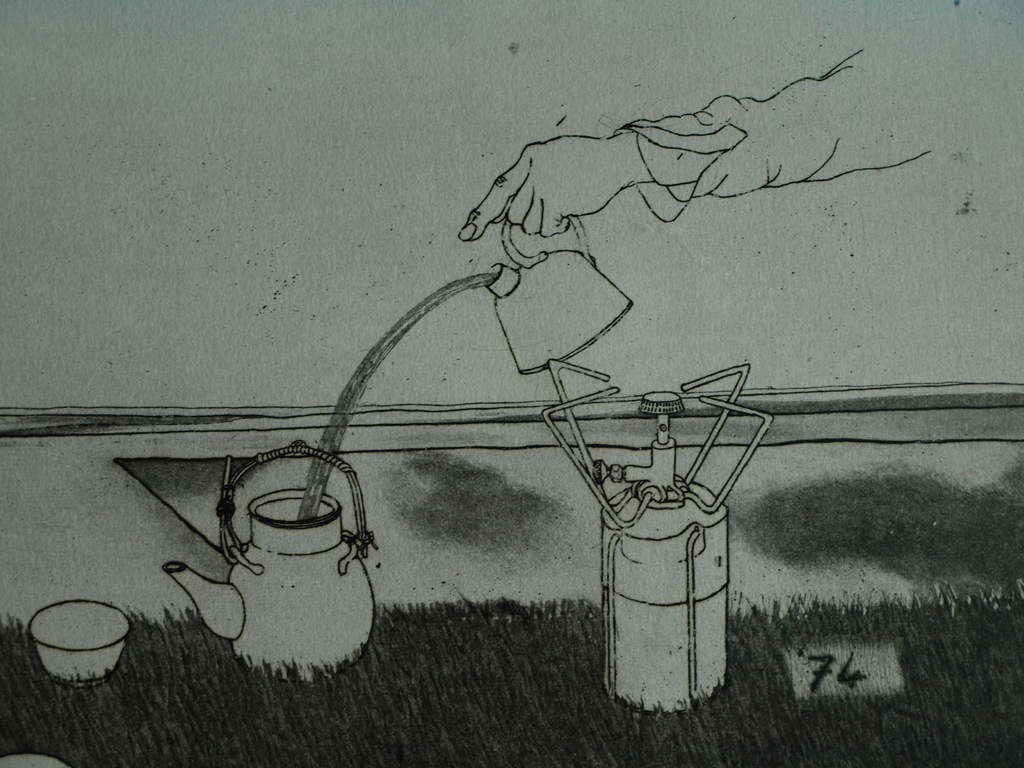 Sjoerd Bakker : Ets & aquatint – Tea for 2 – gesigneerd – 1974 kopen? Bied vanaf 50!