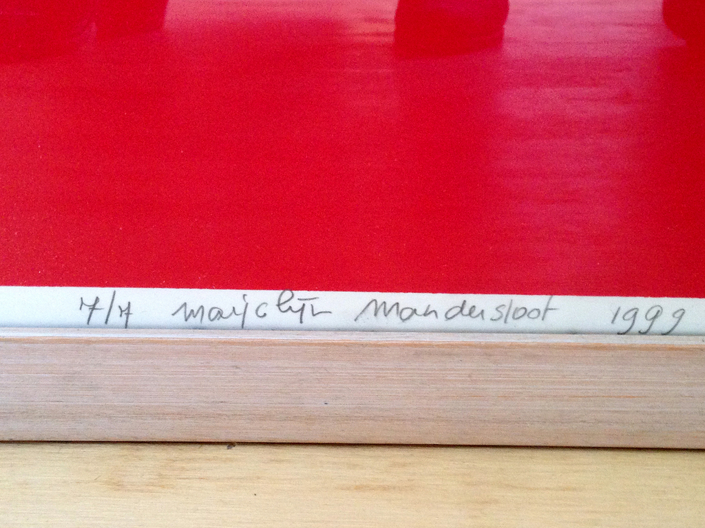 Marjolein Mandersloot: Zeefdruk, Cowboy 7/7 - Ingelijst (groot) kopen? Bied vanaf 350!