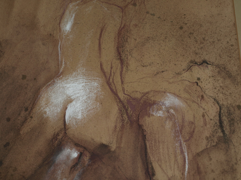 Jan Asselbergs – Krijttekening –“ EROTISCH 1 ” – Gesigneerd & ingelijst  kopen? Bied vanaf 150!