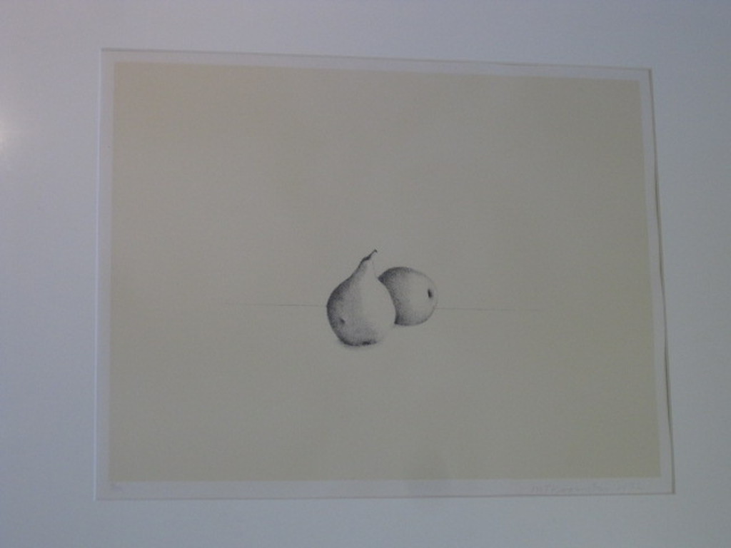 Laatste Metten Koornstra 1912-1978 - grote lithografie "2 peren" gesigneerd 1972 kopen? Bied vanaf 1!