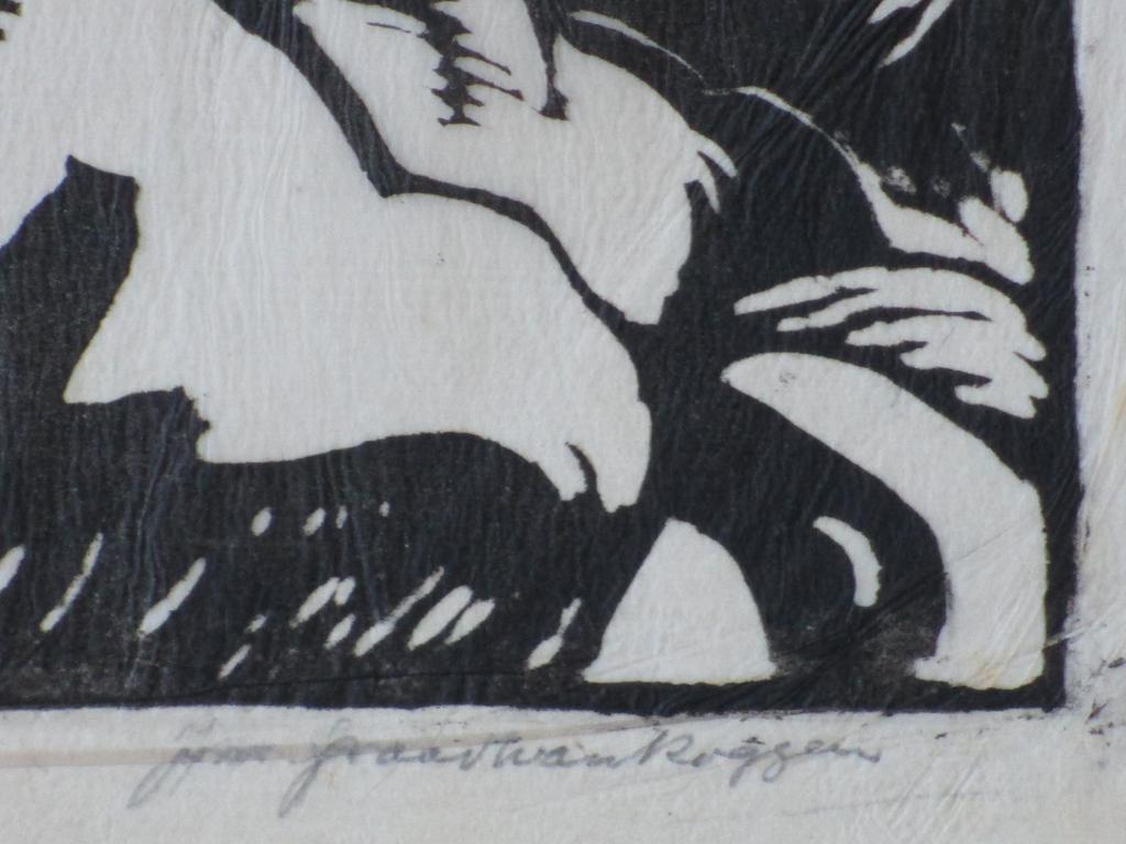 J.Graadt van Roggen, Hautes Pyrenees, Houtsnede 1922 kopen? Bied vanaf 90!