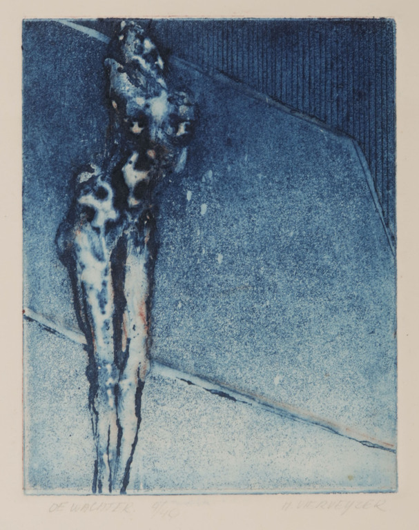 Henk Vierveijzer: Ets en Aquatint, De wachter verkocht voor € 60!