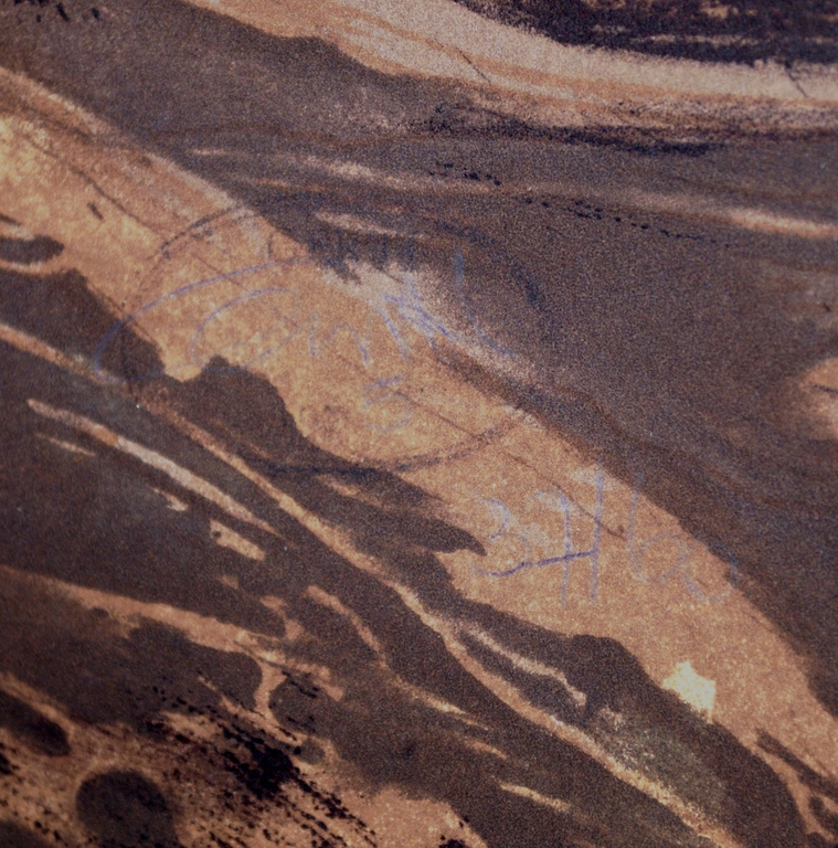 grote litho 1975-- tempelcomplex -- oplage 60  kopen? Bied vanaf 40!