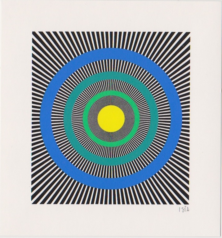 Isia Leviant: Twee lithografien, Op-art kopen? Bied vanaf 30!