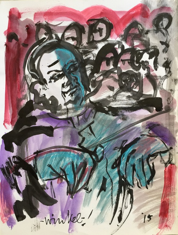 Arien Winkel - Originele tekening: "Orkest" kopen? Bied vanaf 1!