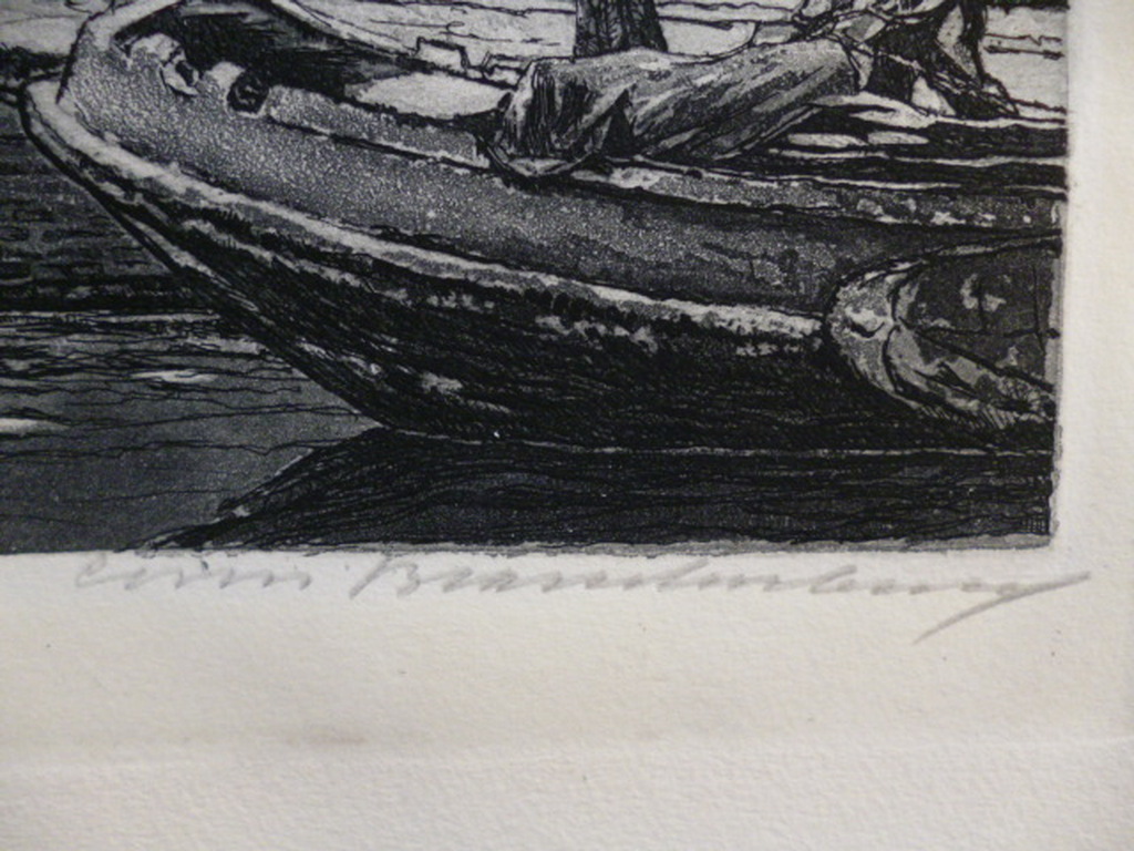 Cornelis Brandenburg - ets - Westerkerk kopen? Bied vanaf 30!