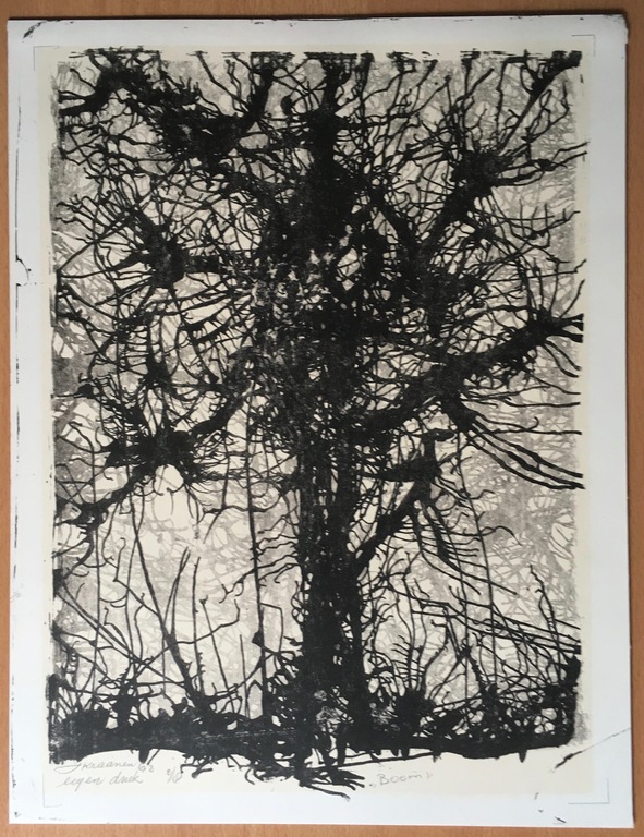 Jaap Kraanen - litho - Boom kopen? Bied vanaf 10!