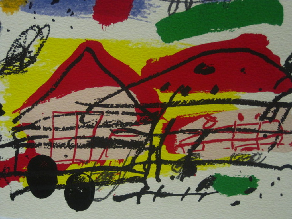 Kees Salentijn (1947-)litho "Hollands landschap" kleine oplage!! 21/25 gesignee  kopen? Bied vanaf 1!