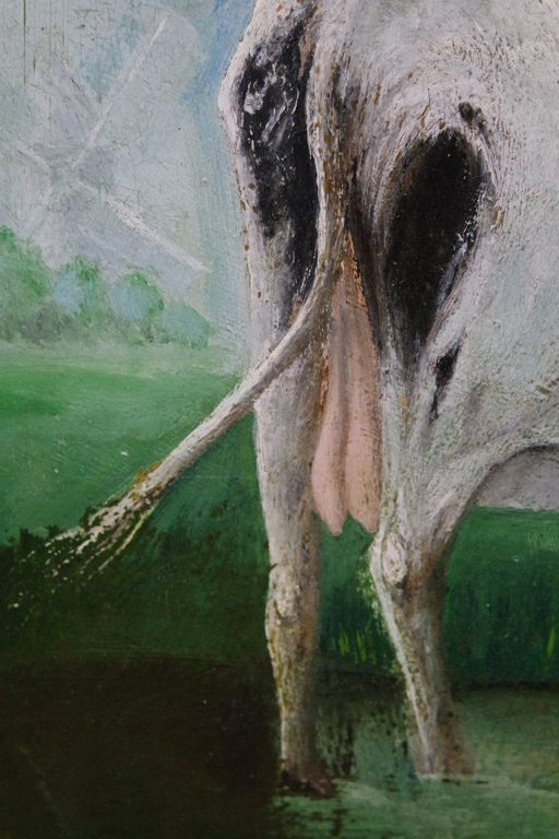 Petrus Marinus van Walcheren - olieverf op paneel - veegezicht - gesigneerd l.o. kopen? Bied vanaf 175!