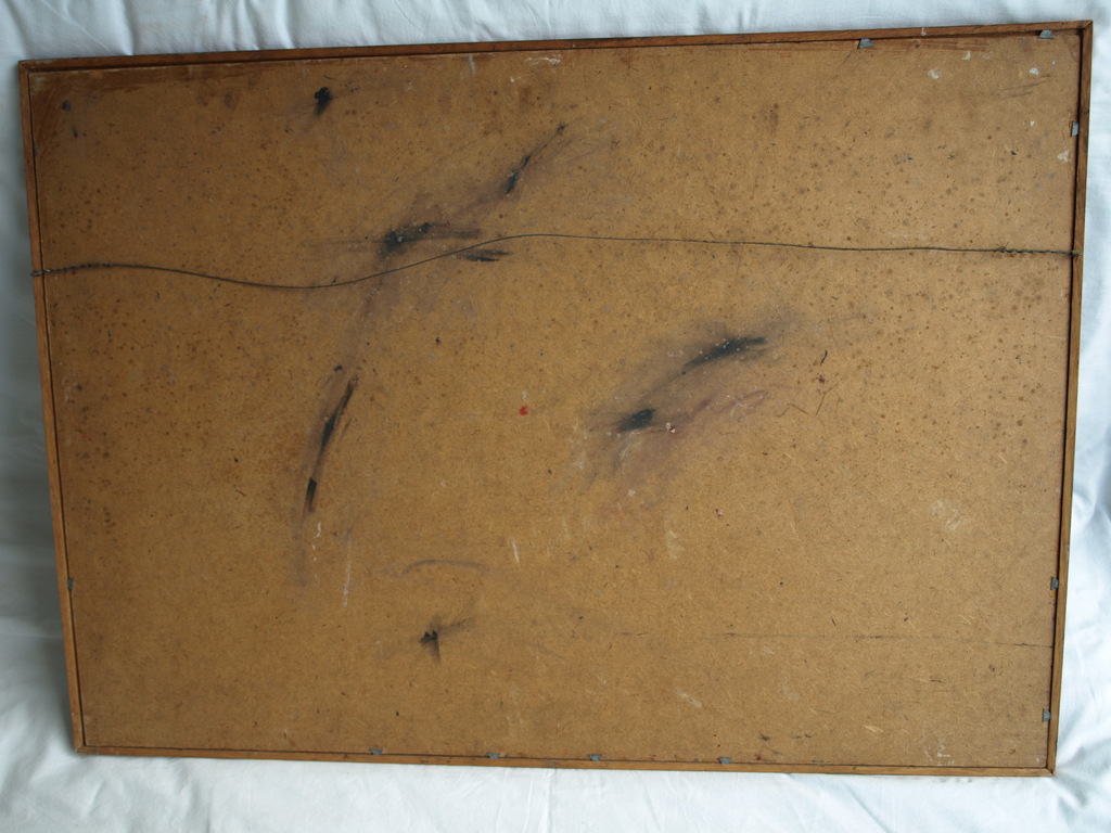 Onbekend : acrylverf op board, Peru – gesigneerd & ingelijst kopen? Bied vanaf 35!