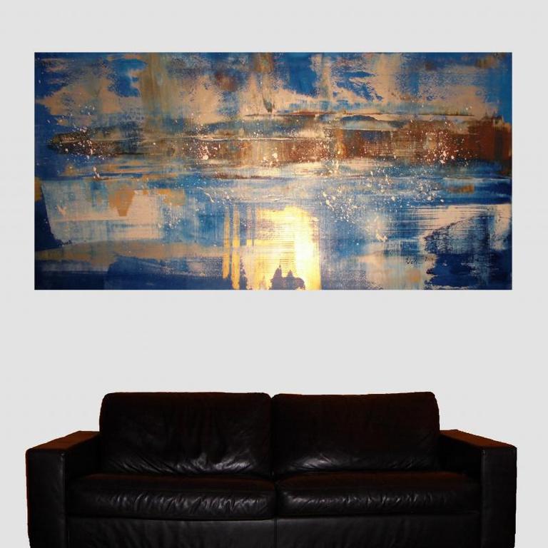 Orgineel abstract schilderij (XXL!) Acryl op doek kopen? Bied vanaf 150!