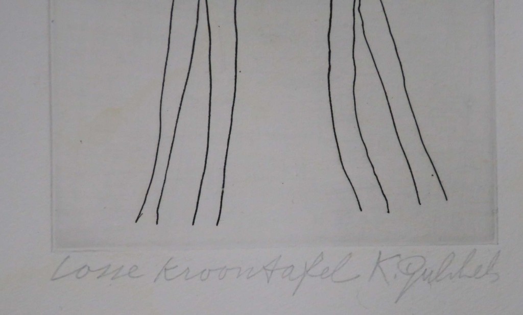 Klaas Gubbels: Ets, Losse Kroontafel kopen? Bied vanaf 1!