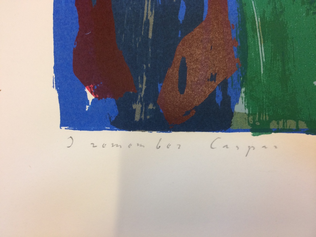 Piet Warffemius, zeefdruk: I remember Casper, 2/60 kopen? Bied vanaf 45!