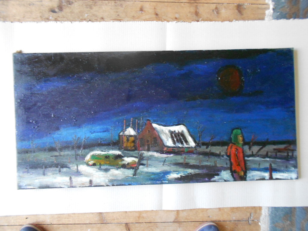 Theo van der horst Olieverfschilderij verkocht voor € 75!