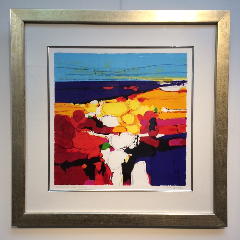 Frank Lejeune, zeefdruk op papier in lijst, Titel: First visit Toscane kopen? Bied vanaf 75!