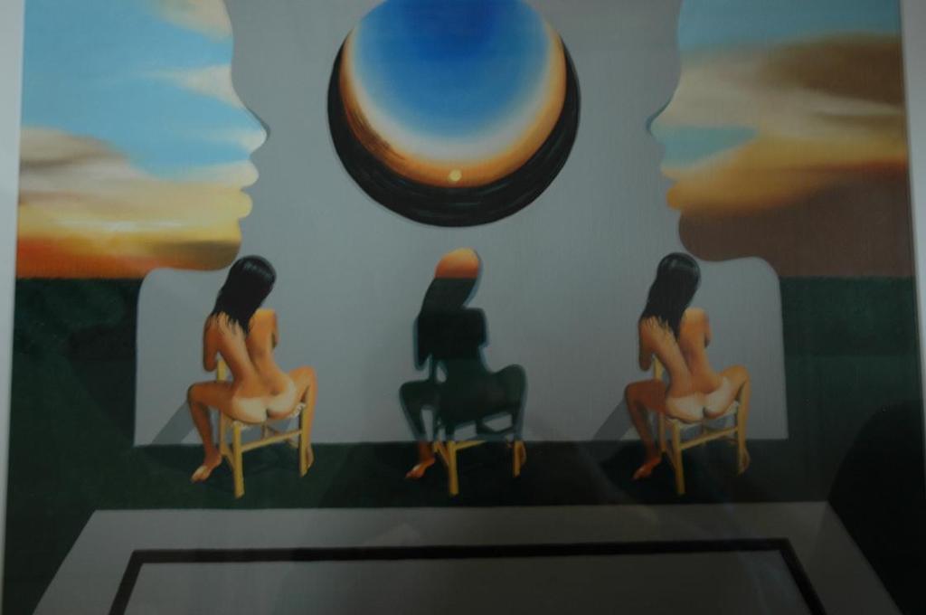 A J Gray Pop Art Bijzonder olieverf op papier 40 x 50cm gelijst en gesigneerd  kopen? Bied vanaf 1!